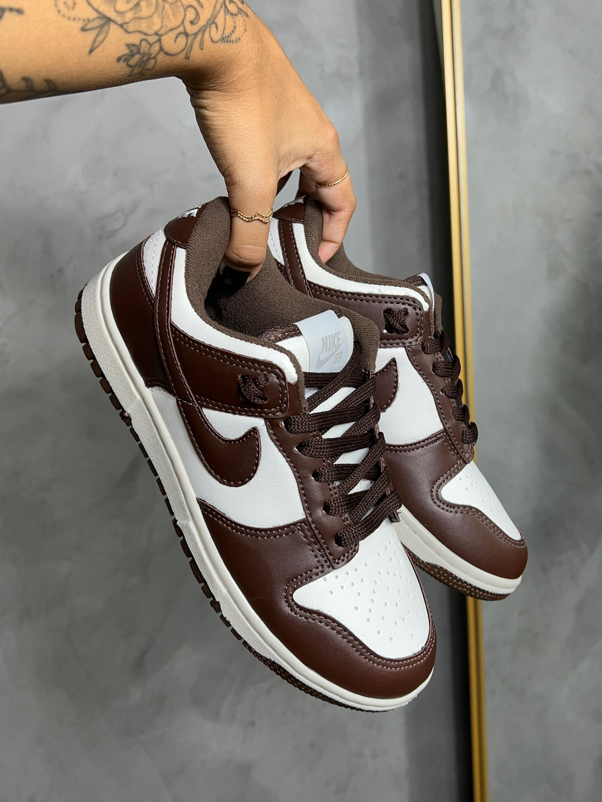 Tênis Dunk Low Cacau